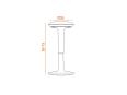 Tabouret giratoire SPOT - Deskissimo_2