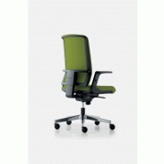 Tela - Siège de travail éco-conçu, cadre dossier unique avec résille 3D ou placet tapissé_2