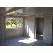 Bungalow de chantier / modulaire / bureau /  parois en panneau sandwich / isolé_2