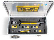 SC05HTBEW - 5 tonnes - Trois vérins hydrauliques avec ensemble de boîte à outils sur roues et pompe à main_2