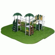 Structure de jeux inox - 3 tours - gamme Oasis - OA31502I - pour enfants dès 2 ans_2