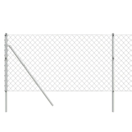 Vidaxl clôture à mailles losangées argenté 0,8x25 m 154008_2