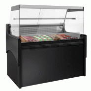 Vitrine réfrigérée avec service-arrière 128 x 98 cm et 1 réserve réfrigérée_2