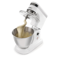 Batteur pétrisseur professionnel 300W avec bol en acier inoxydable 5L - 6 vitesses réglables et fonction PULSE - Lacor_2