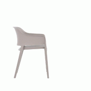 Giethoorn - Chaise empilable en polypropylène gris clair_2