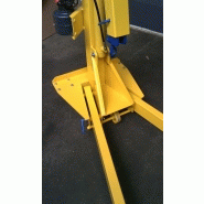 Grue d'atelier repliable - A 1010 REP - grande portée et roues robustes_2