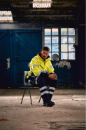 Veste Hi-vis Fontaine - Réf: YHVP209 - Polyester Rip-stop, Imperméable et Respirant - Marque: Yoko_2