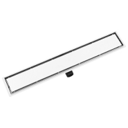 Vidaxl drain de douche avec couvercle 2 en 1 83x14 cm acier inoxydable 146009_2