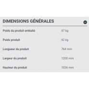 13-3917-61 lames à neige - stiga - largeur de déblaiement de 120cm