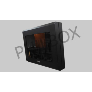 Boîtier de protection pour écran avec ports d'entrée et sortie multiples