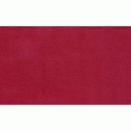 Canapé Belle Époque CanapExpress - Velours rouge - Lit 160cm avec matelas memory 22cm et tête de lit intégrée_2