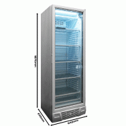 Congélateur 1 porte en verre 382l 7464.0062 COMBISTEEL_2