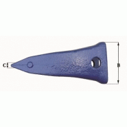 Dents de godet adaptables Feurst 9W 8452 - 12.5 kg - Dimensions précises_2