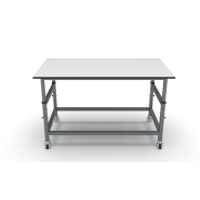 Poste de travail mobile avec roulettes pour laboratoire