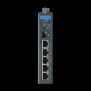 Switch ethernet industriel Rail Din - 5 ports 10/100/1000Mbps (4 PoE) + 1 port SFP - Non administrable - Températures -40 ~ 75°C - Référence: EKI-2706G-1GFPI-BE_2