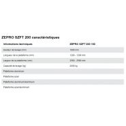 Szft 200 - Hayon élévateur Hiab Zepro - rétractable, plateforme acier, levage 2000 kg_2