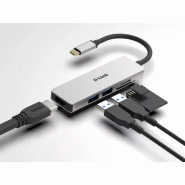 D-Link DUB-M530 station d'accueil Avec fil USB 3.2 Gen 1 (3.1 Gen 1) Type-C Aluminium_2