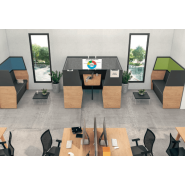 In'team - Banquette et Box acoustiques Burocéan - Confort et intimité pour espaces ouverts_2