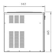 Machine à glace capacité 320 kg par jour, modèle MF 46 AS