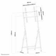 Neomounts PLASMA-M1000 Support au sol pour écran 32-55