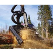 Tête TH85 équipée d'une scie avec barre de coupe jusqu'à 1 mètre