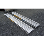 Rampe de chargement en aluminium antidérapante - Humbaur - Longueur 2650 mm - Charge maximale 1400 kg_2