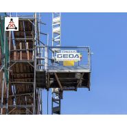 Monte-charges à crémaillère GEDA 500 Z DUO - charge 500 kg - plateforme pivotable et basculante_2