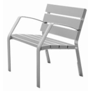 Banc public Modo La Forest - métal - Matériau robuste_2