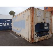Container frigorifique REEFER 20 pieds occasion stockage de vos produits alimentaires ou non alimentaires_2