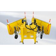 Snowshark - Lames à neige Zaugg - Étrave déneigement 300 cm pour aéroports_2