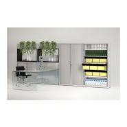 Armoire Mslide - métallique à rideaux escamotables en acier laqué - plusieurs dimensions disponibles_2