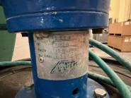 Fût plastique bleu d'occasion avec agitation - référence : c8235_2