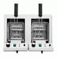 Friteuse électrique double avec robinets de vidange - 2 x 11 litres_2
