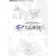 GMP 35 CS Centrale à béton mobile - GURIS - 35 m3/h - mélangeur à arbre unique et 4 compartiments_2