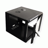 VALUE Armoire murale 9 UH (HxLxP) 500x570x600mm , noir_2