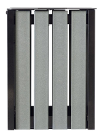 Corbeille publique Eden Etik - 50 L / 110 L - Avec ou Sans Cendrier - Fabrication Française_2