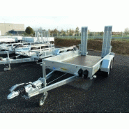 Remorque 300x160 cm pour engins lourds Humbaur