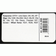 Courroie trapézoïdale X-Grip V - type 4L590_2