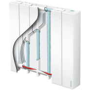 Radiateur chaleur douce Accessio digital 2 horizontal 2000W blanc - Atlantic - 524920_2