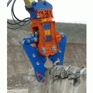 Accessoire de démolition pour pelles avec booster haute pression