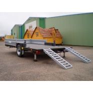 Remorque robuste RP7 avec béquilles mécaniques arrière