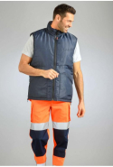 Gilet froid réversible haute visibilité - Visio 10 réf. 90101 - EN ISO 20471 classe 2_2