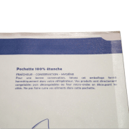 1000 pochettes adhésives personnalisables pour poissonnerie - 25×25 cm - papier 64g/m² - étanches et résistantes_2