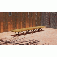 Banc design en bois pour collectivités et espaces extérieurs