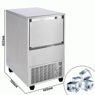 Machine à glaçons pleins cubiques 99 kg/24h - stockage 35 kg_2