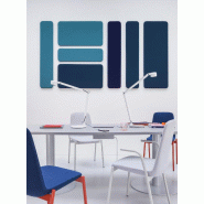 Panneau acoustique Sonic- MDD - Jaune, 119 X 35 cm_2