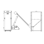 Twin Luxury BIO 24 kW - Chaudière à granulés avec silo de 1400 litres, multi-combustibles et automatisation complète_2