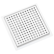 Vidaxl drain de douche 23x23 cm acier inoxydable 145999_2