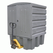 Armoire de rétention PEHD pour cuve 1000 L + Caillebotis PE - Avec Ventilation_2