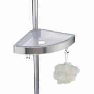 Étagère de bain / douche premium télescopique sol-plafond, chromé - Aluminium inoxydable - WENKO_2